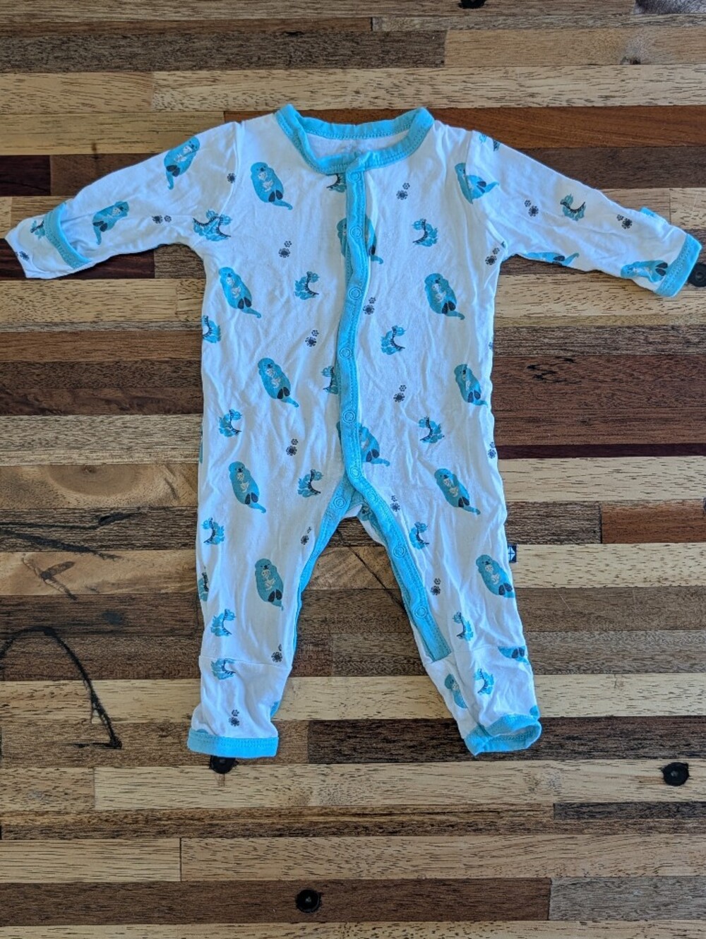 Kyte BABY 'Robin Cuddle' Snap Romper